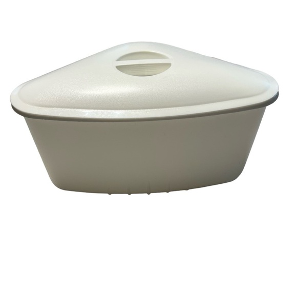 Tupperware (EUC) Corner Storage Keeper, Vintage, & (RARE) - Picture 3 of 9